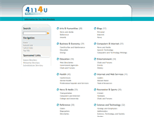 Tablet Screenshot of 4114u.com